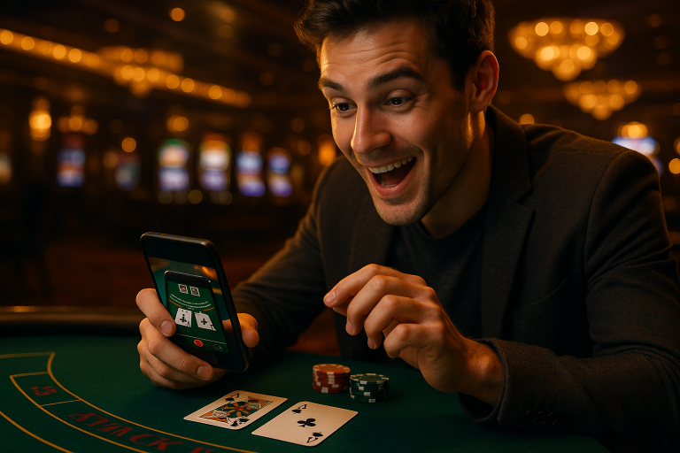 Blackjack Live Casino App in India - Mobile Gaming Excitement